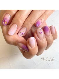 ドライフラワーネイル