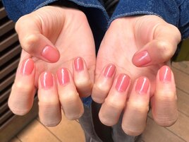血色感ネイルちゅるんナチュラル