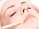 サロン ド カスケード(Salon de Cascade)の写真/細かな産毛もしっかりキャッチ！フェイスワックス×光脱毛で古い角質と一緒に脱毛でワントーン明るい肌に♪