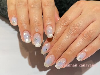 オーシャンネイル 金山店(Ocean Nail)/♯ハートホロネイル