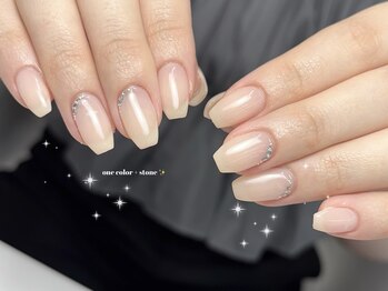 ミソ(miso)/ワンカラーにストーン