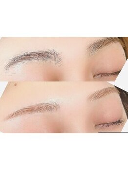 ありるの写真/＜眉毛のメイク迷子卒業★＞眉毛が濃い・ムラがある人必見!!毛量調整（間引き）で叶う毎朝の時短♪