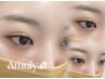 〈eye〉【中顔面短縮効果あり！】上下まつ毛パーマ（デザイン込） ¥9,500