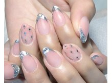 キャディーネイルズ(Caddy' Nails)/バーチャルフレンチ　¥6600
