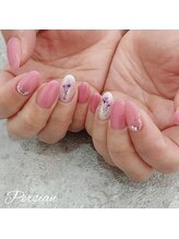 ペルシャ(Persian)/卒業式ネイル