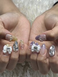 推しカラーネイル