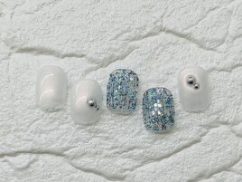 クリア/バカラ/ラメ/パール