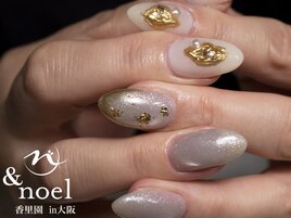 冬ネイル 雪ホワイトマグネット