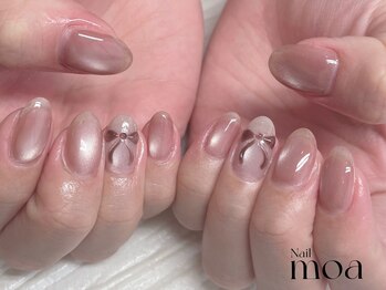 リボン　マグネット　冬