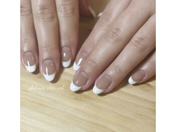 ファレノホワイト/お客様ネイル/春夏秋冬