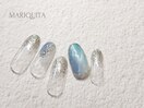 夏ネイル/湘南/海/さざ波