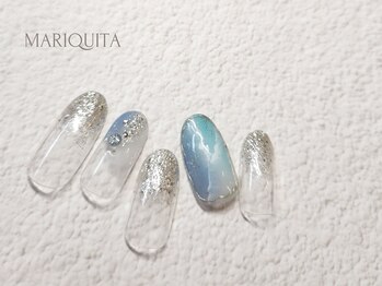 ネイルサロン マリキータ(MARIQUITA)/夏ネイル/湘南/海/さざ波