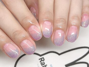 ネイルサロン ラビットフット(Rabbit foot)/ラメグラ5000円