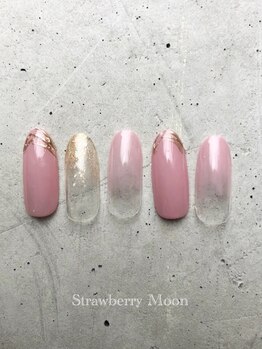 サロンストロベリームーン(Salon Strawberry Moon)/アクセサリーネイル