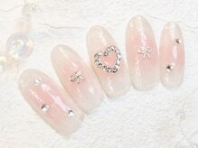 ドルチェネイル(Dolce.Nail)/【ワンホンコース】チークネイル