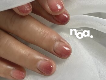 ノアネイル(noa.nail)/グラデーション+ラメ