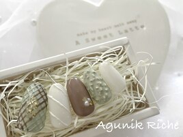 【バレンタインネイル】