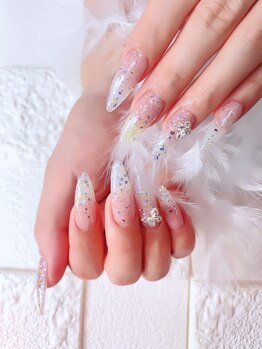 スカルプアート込