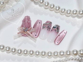 アネラ ネイルズ(Anela_nails)/マグネット×フラッシュDesign