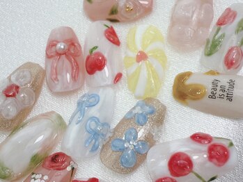 ティアリー(Tiary)/4本アート8500円