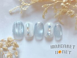 うるうるマグぷっくりネイル