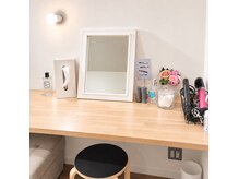 ポポ 三軒茶屋(POPO)の雰囲気（メイクスペースの用意も♪お出かけの前でも安心/LED）