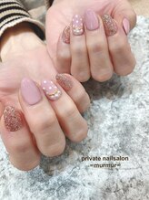 プライベート ネイルサロン マーマ(murmur)/ピンクパールデザイン