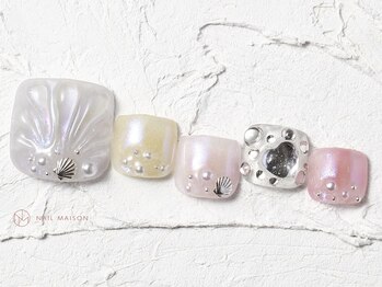 ネイルメゾン 池袋店(NAIL MAISON)/シェルクリアミラー¥11000