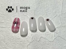 モグネイル(Mogunail)/バレンタインネイル/冬ネイル
