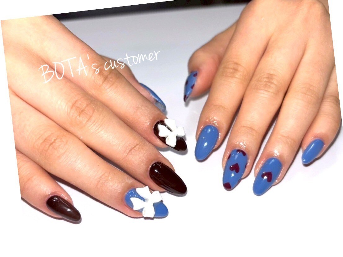 ハートネイル/リボンパーツ：PG011703611｜ボタネイル 本厚木(BOTANAIL