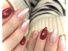 エクラ(eclat)/ボルドーマグ×ホワイトラメ