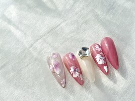 フラワーネイル デザイン