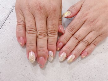 ネイル ビューティーマジック 葛西本店/リーフデザインネイル