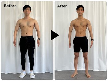 ノグジム(NOGGYM)/20代男性 ビフォーアフター