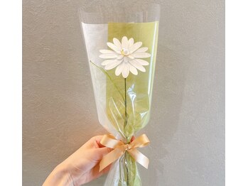 トトノリス(Totonoris)/【作品】ガーベラ(白/マット)