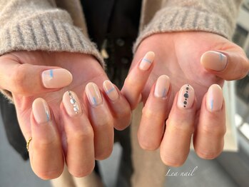 レアネイル(Lea nail)の写真/【初回オフ無料◎】自爪を削らないパラジェル使用。浮きにくく長持ちするネイルで美しい状態をキープ。