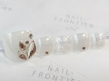 ネイルフロンティア 吉祥寺(NAIL FRONTIER)/Hビジューホワイト5480円～