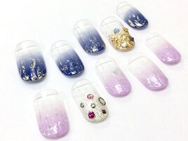 グラデーション+フォイル