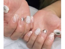 ネイルアンドアイラッシュスタジオ シュシュ(chouchou)/大理石・ピクシー・ホロ