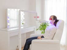 エクシアホワイトニング たまプラーザ店/たまプラーザ店・照射