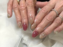 定額　ニュアンス　ネイル