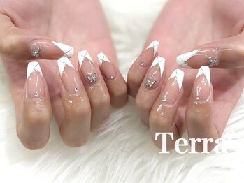 ネイルサロン テラブルー 渋谷店(Terra Blue)の写真/9時~23時営業【オフ無料★選べる定額¥4980～】シンプル派も大満足のデザイン多数！ハンド&フット同時施術OK