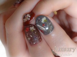 冬ファッション似合うネイル♪