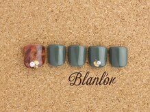 ネイルサロン ブランロール 三軒茶屋店(Blanl'or)/Foot　オシャレべっ甲ネイル