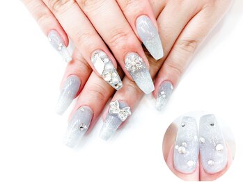 ネイルコレクション ピンク(Nail Collection Pink)/雪の結晶・冬ネイル・リボン