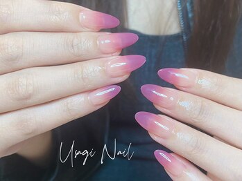 ウサギネイル 新大久保店(usagi nail)/マグネットフレンチ秋可愛い