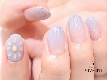 ワールド ビューティ ヴィヴァルト 宝塚店(WORLD BEAUTY VIVALTO)/ぷっくり/グラデーションネイル
