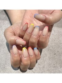カラフルスキニーフレンチ