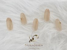 ノーラスリエン 銀座(NOLASLIEN)/ミラーフレンチネイル　東銀座