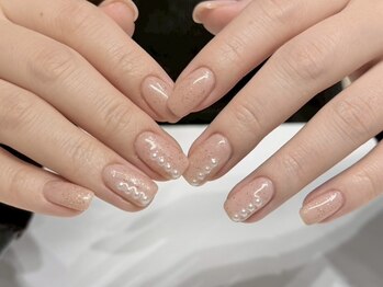 アイネイルズ 新宿店(I nails)/【Nanase】シンプルパール